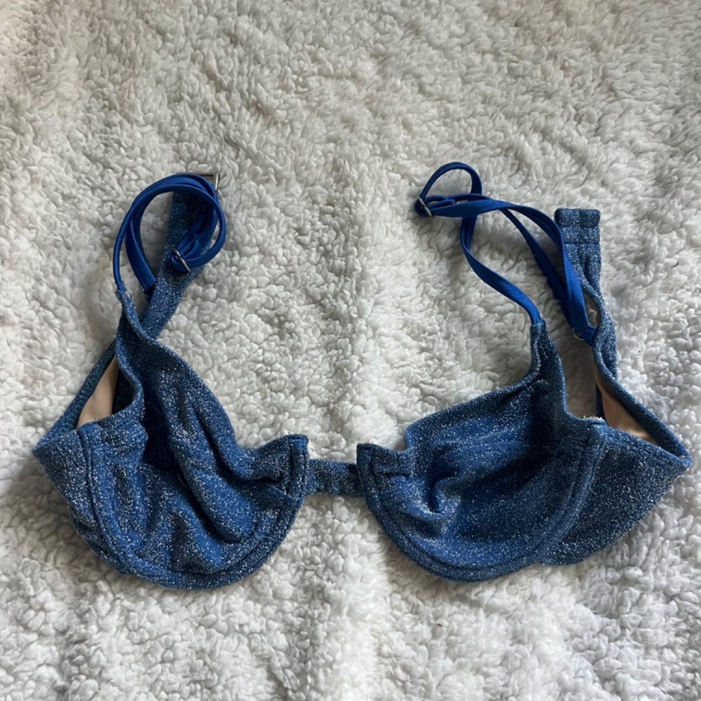 Blue Sparkle Bikini Set - Picture 2 of 3